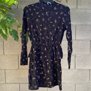 Long sleeve peplum dress!